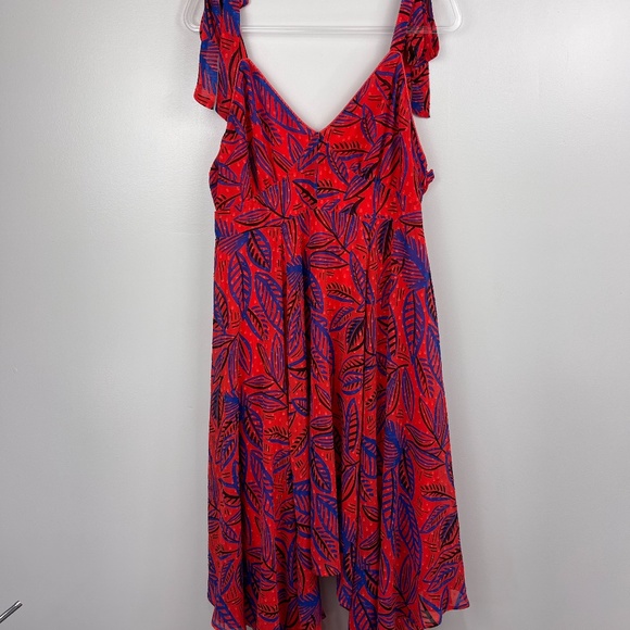 Alexis for Target Botanical Tie Dress Sz XL NWT - Picture 4 of 10